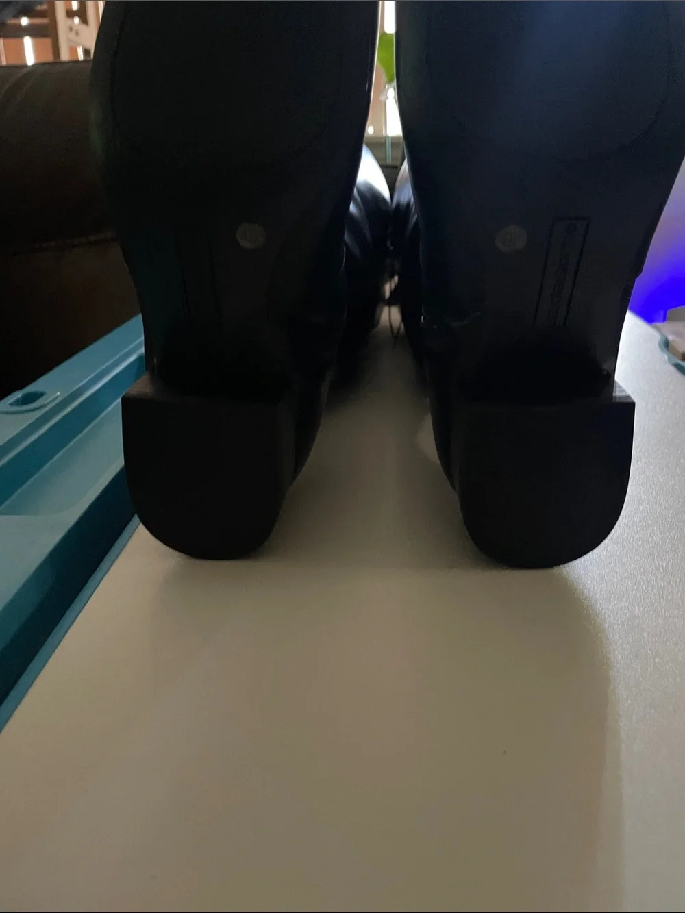 Liz Claiborne Black Over-the-Knee Zip Boots